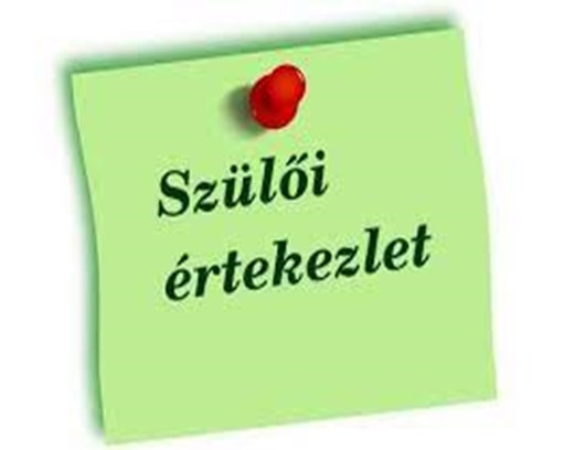 Sz&uuml;lői &eacute;rtekezlet