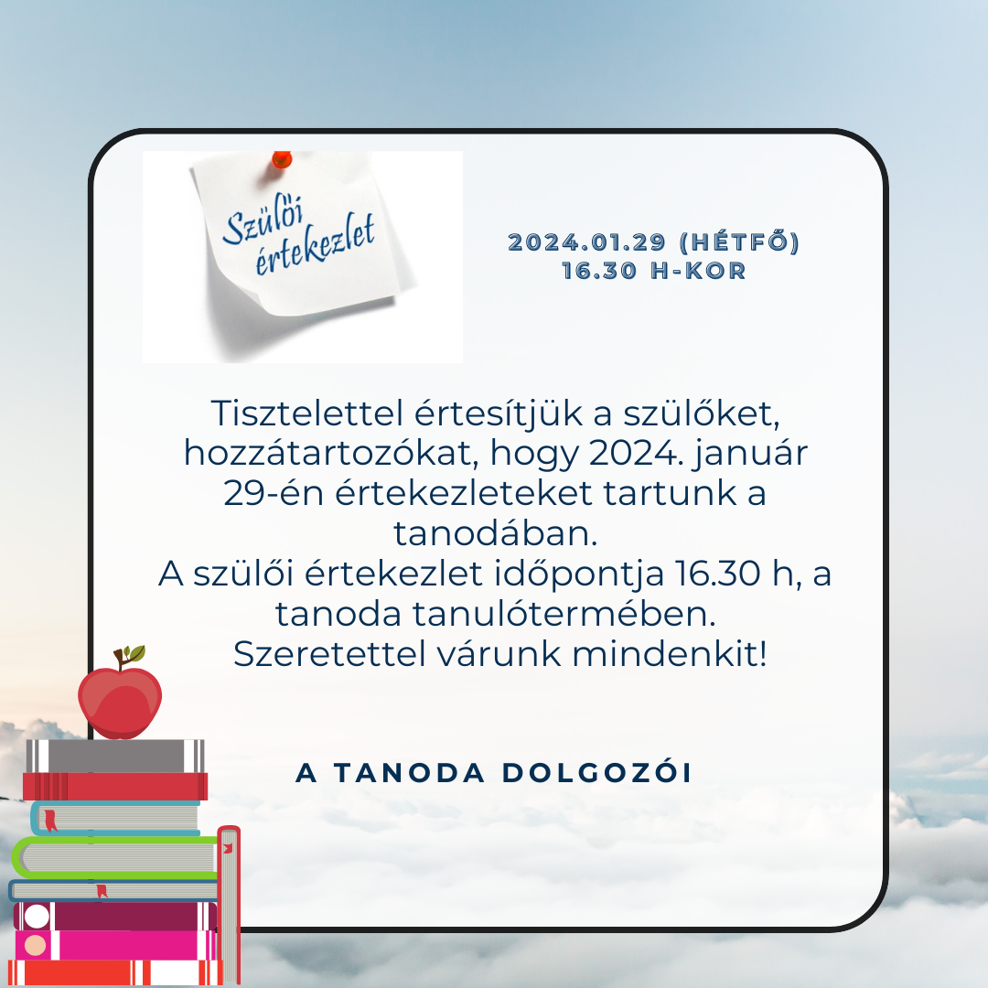 Sz&uuml;lői &eacute;rtekezlet