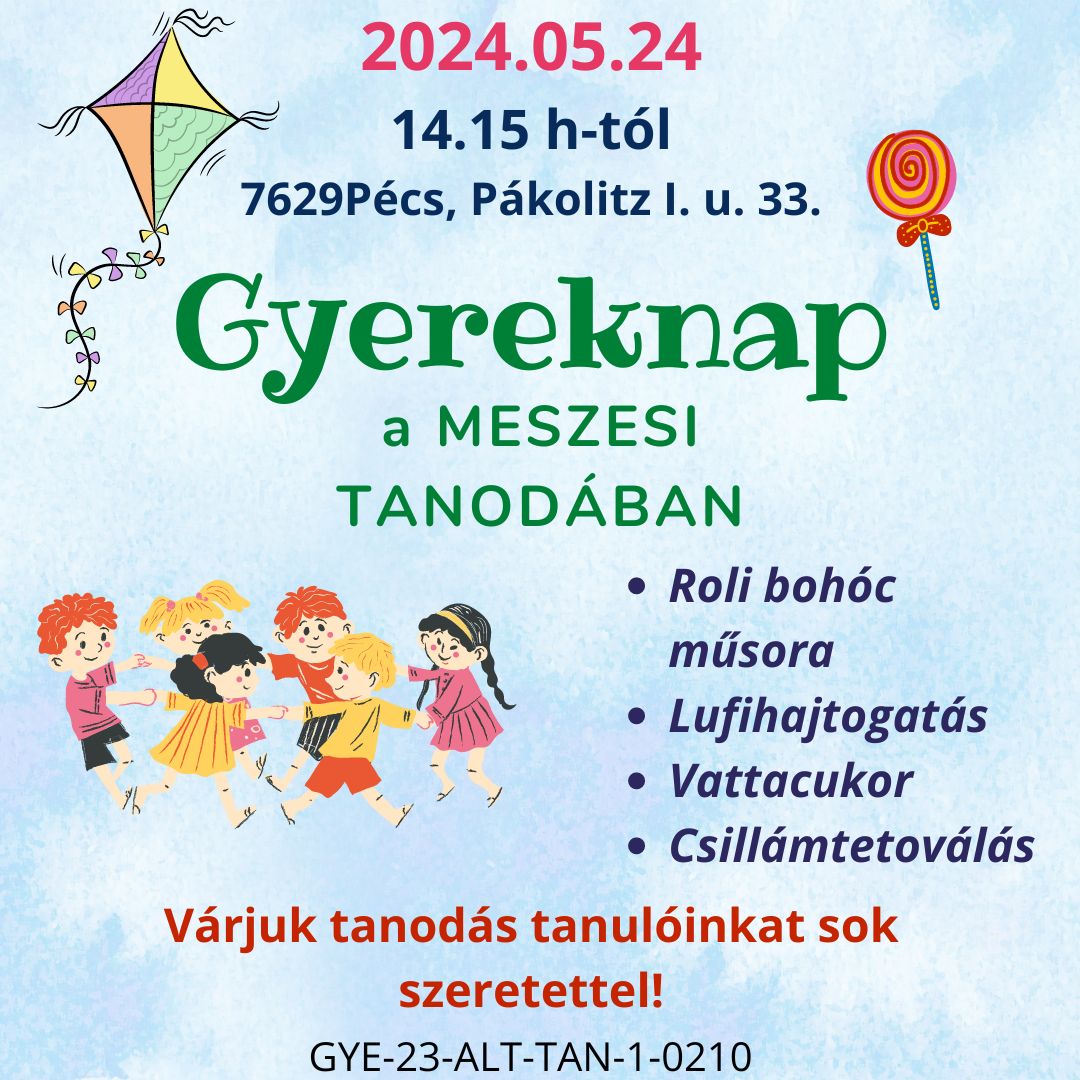 MEGH&Iacute;V&Oacute; GYEREKNAPRA - MIOK Alap&iacute;tv&aacute;ny P&eacute;cs 